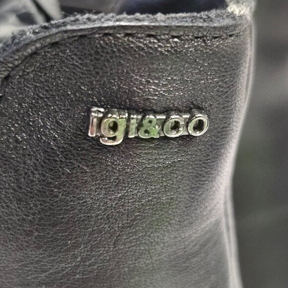 IGI&CO 4682500 Nappa soft/Nero Ankle Boot in Black Leather, Women's US size 5.5 - Picture 7 of 9